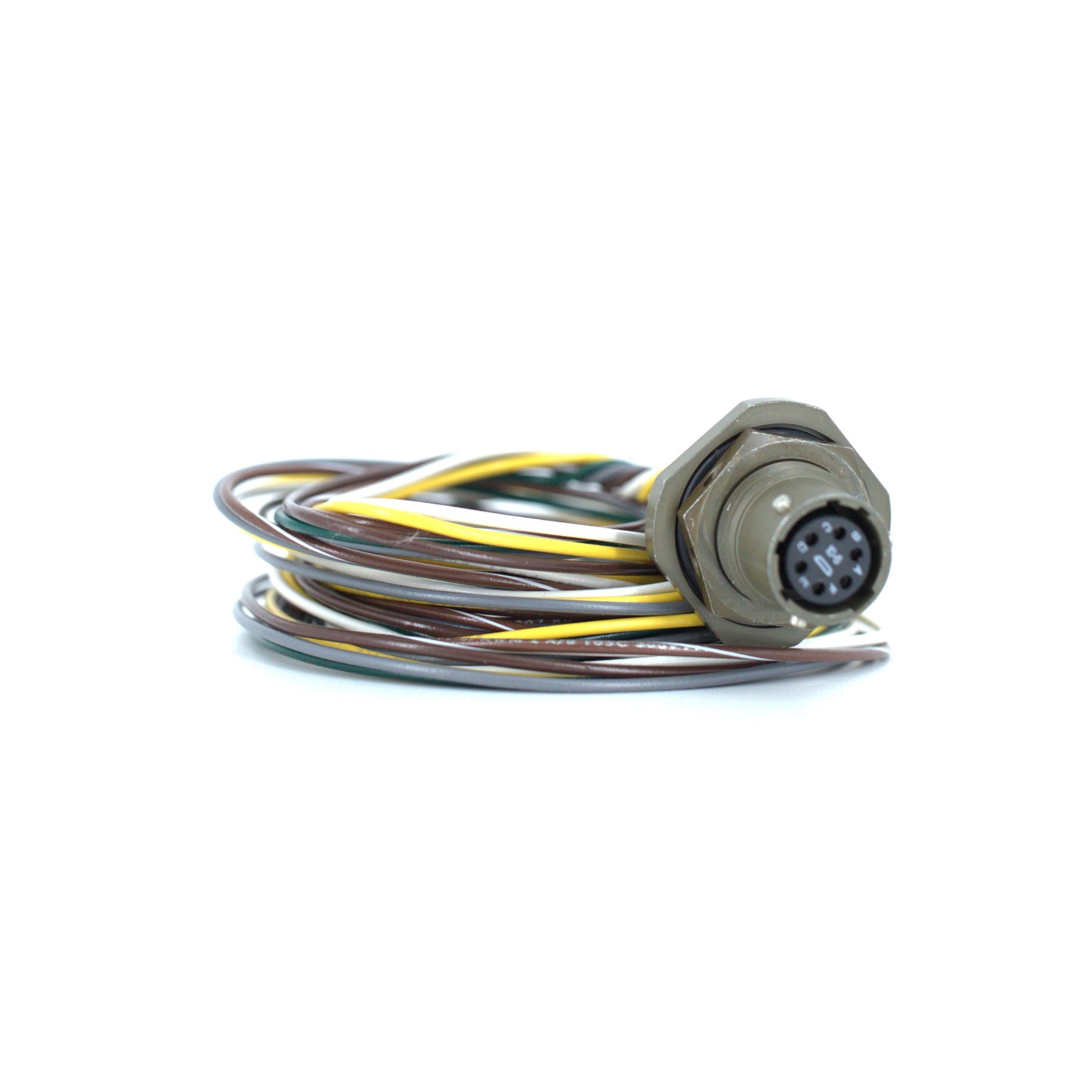 171206 - 6-Pin Jam Nut Receptacle (sockets) with 46" leads