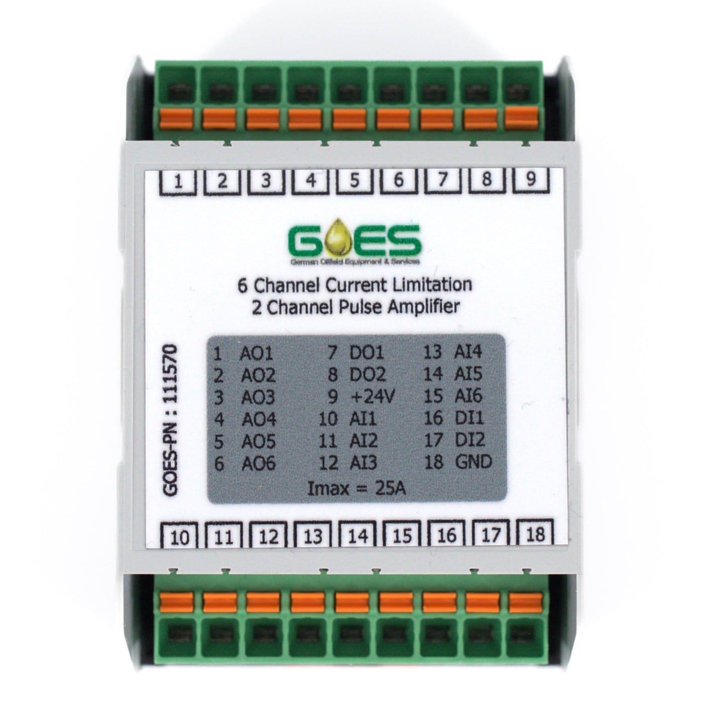 170055 - 6-Channel Current Limiter, 2-Channel Pulse Amplifier