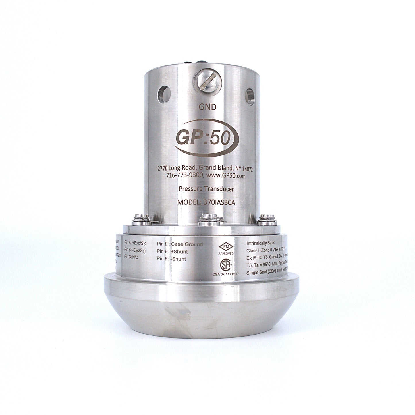 170352 - 0-15,000psi Hammer Union Pressure Sensor